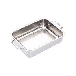 Master Class Stainless Steel Heavy Duty 27cm x 20cm Roasting Pan