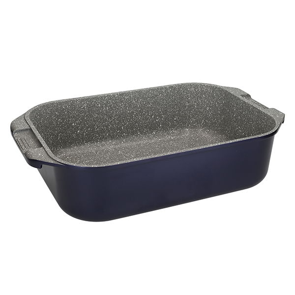 MasterClass Metallic Blue Cast Aluminium 34cm Roasting Pan