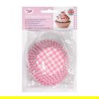 Tala 32 Pink Gingham Cupcake Cases