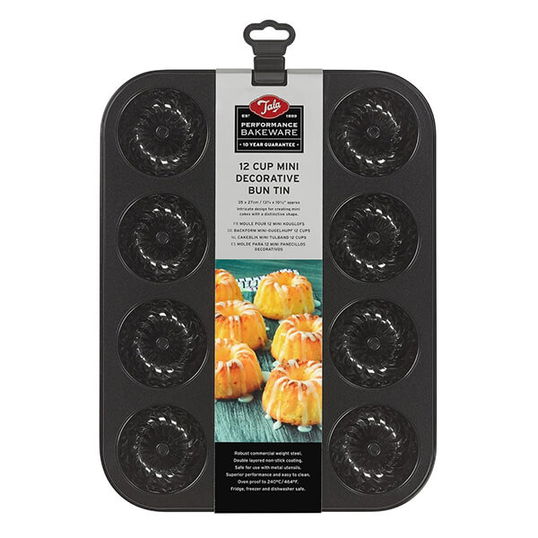 Tala Performance 12 Cup Mini Decorative Bun Tin
