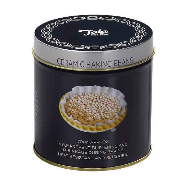 Tala Originals Retro Indigo and Ivory Ceramic Baking Beans In Tin 700g