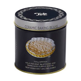 Tala Originals Retro Indigo and Ivory Ceramic Baking Beans In Tin 700g