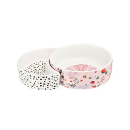 Eleanor Bowmer Half Moon Pet Bowl Set Of 2