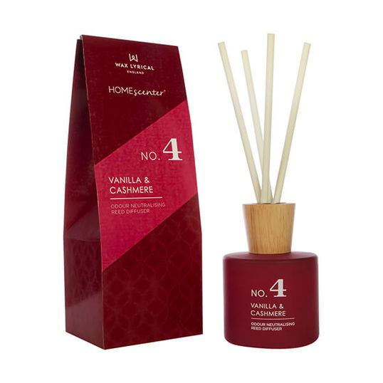 Wax Lyrical Homescenter Vanilla & Cashmere Reed Diffuser 180ml