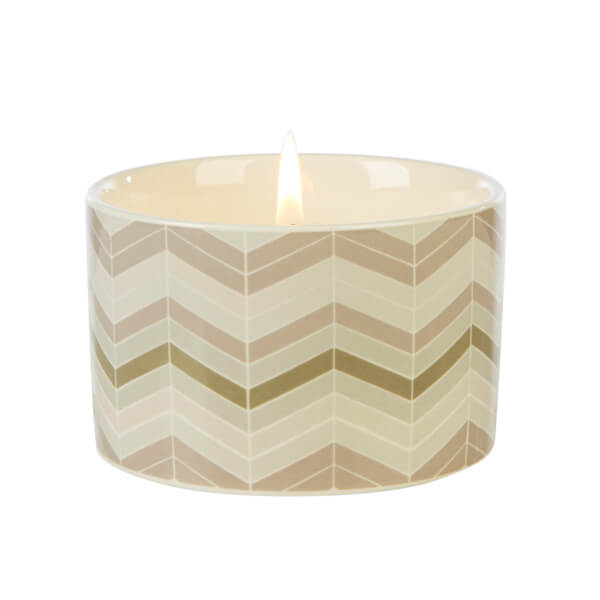 Fired Earth by Wax Lyrical Medium Candle Darjeeling & Damask Rose