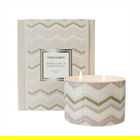 Fired Earth by Wax Lyrical Large Candle Darjeeling & Damask Rose