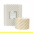 Fired Earth by Wax Lyrical Large Candle White Tea & Pomegranate