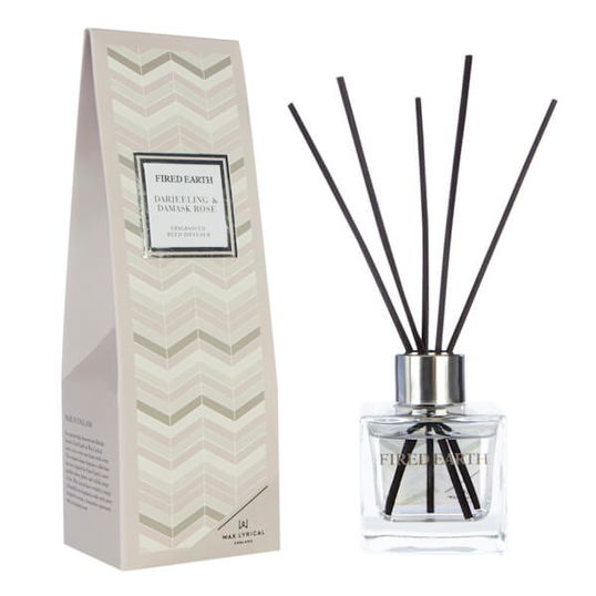 Fired Earth by Wax Lyrical Reed Diffuser 100ml Darjeeling & Damask Rose