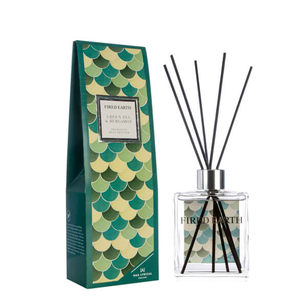 Fired Earth by Wax Lyrical Reed Diffuser 180ml Green Tea & Bergamot