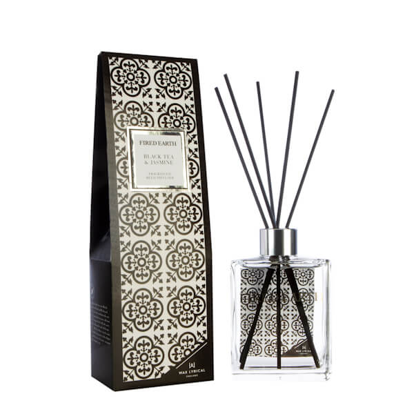 Fired Earth by Wax Lyrical Reed Diffuser 180ml Black Tea & Jasmine