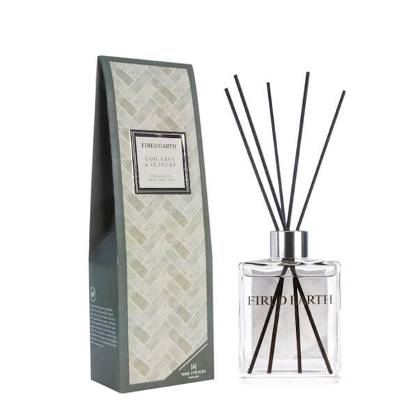 Fired Earth by Wax Lyrical Reed Diffuser 180ml Earl Grey & Vetivert