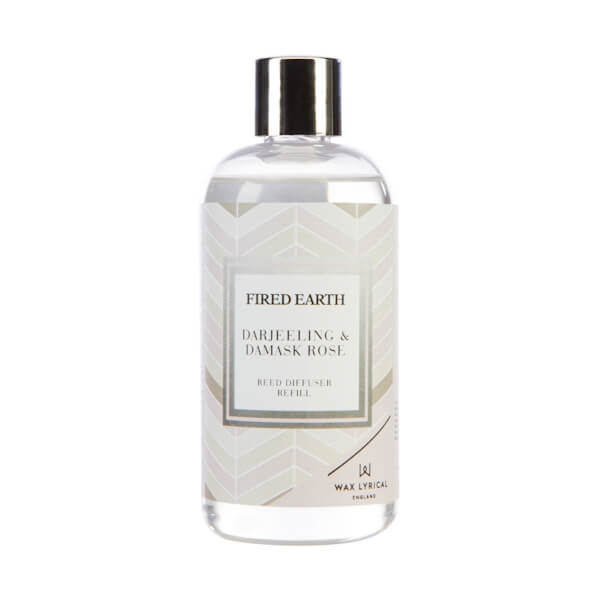 Fired Earth by Wax Lyrical Refill 200ml Darjeeling & Damask Rose