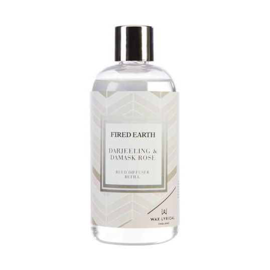 Fired Earth by Wax Lyrical Refill 200ml Darjeeling & Damask Rose
