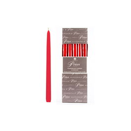 Prices Venetian 10 inch Dinner Candle Pack Of 10 Red