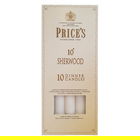 Prices 10` Sherwood Candle White Pack Of 10
