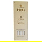 Prices 12` Sherwood Candle White Pack Of 10