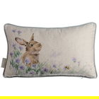 Wrendale Designs Meadow Rabbit Rectangular Cushion