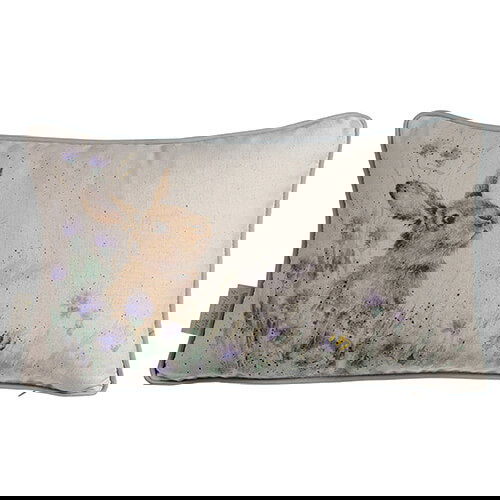Wrendale Designs Meadow Rabbit Rectangular Cushion