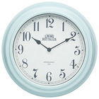 Living Nostalgia Vintage Blue Indoor Wall Clock