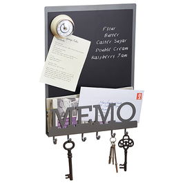 Living Nostalgia Memo Board With Hooks