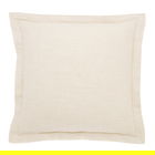 Walton & Co French Limestone Chambray Wide Flange Cushion