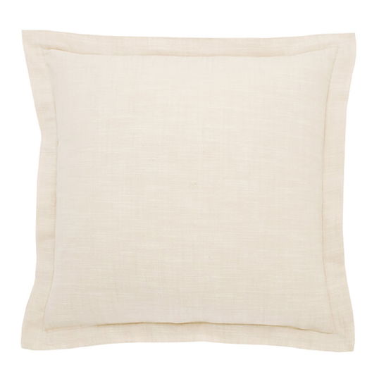 Walton & Co French Limestone Chambray Wide Flange Cushion