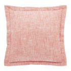 Walton & Co Terracotta Blush Chambray Wide Flange Cushion