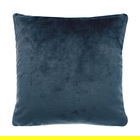 Walton & Co Cashmere Slate Blue Touch Cushion