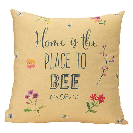 English Tableware Company Bee Happy Cushion