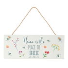 English Tableware Company Bee Happy Home Wall Plaque
