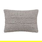 Katie Piper Reset Chunky Cushion 60 x 40cm Silver