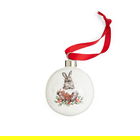 Wrendale Designs Bauble Merry Little Christmas Rabbit