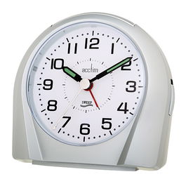 Acctim Europa Alarm Clock Silver