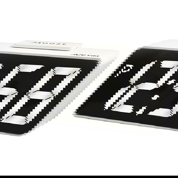 Acctim Talos Alarm Clock White