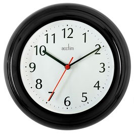 Acctim Wycombe Wall Clock Black