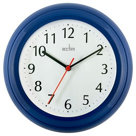 Acctim Wycombe Wall Clock Blue