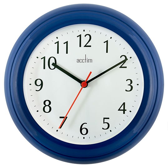 Acctim Wycombe Wall Clock Blue