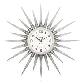 Acctim Stella Wall Clock Chrome
