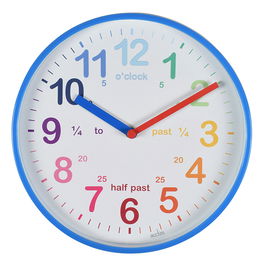 Acctim Wickford Kids Wall Clock Blue
