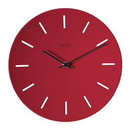 Acctim Majken Wall Clock Red