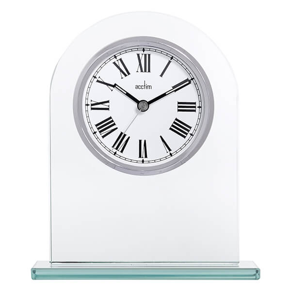 Acctim Adelaide Mantel Clock Silver