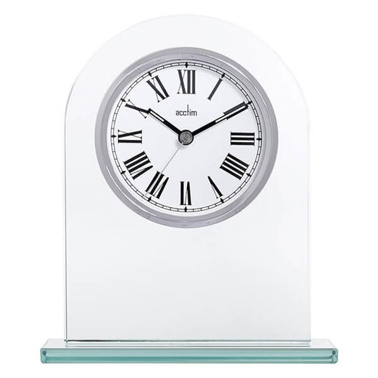 Acctim Adelaide Mantel Clock Silver