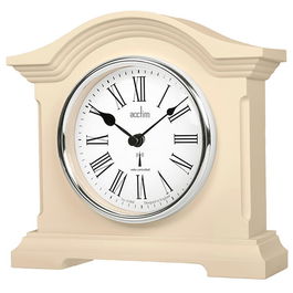 Acctim Chestfield Mantel Clock Cream