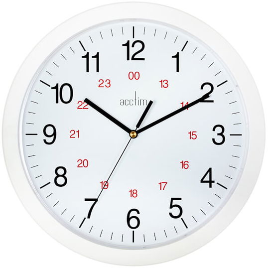 Acctim Metro 12` White Clock