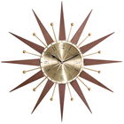 Acctim Wolcott Dark Wood Clock