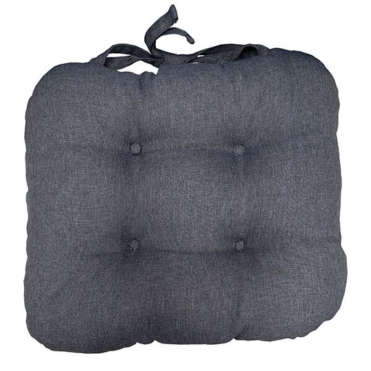 Le Chateau Linen-Look Seat Pad Cobalt