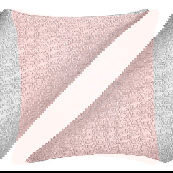 Ted Baker T Quilted Sham Pillowcase 65x65cm Soft Pink