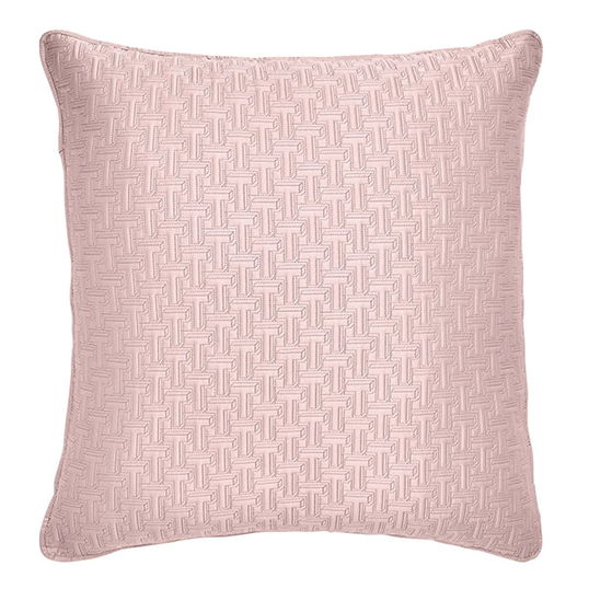 Ted Baker T Quilted Sham Pillowcase 65x65cm Soft Pink