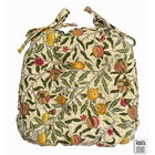 William Morris Fruit Piped Seat Pad