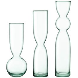 LSA Canopy Recycled Trio Vase Set
